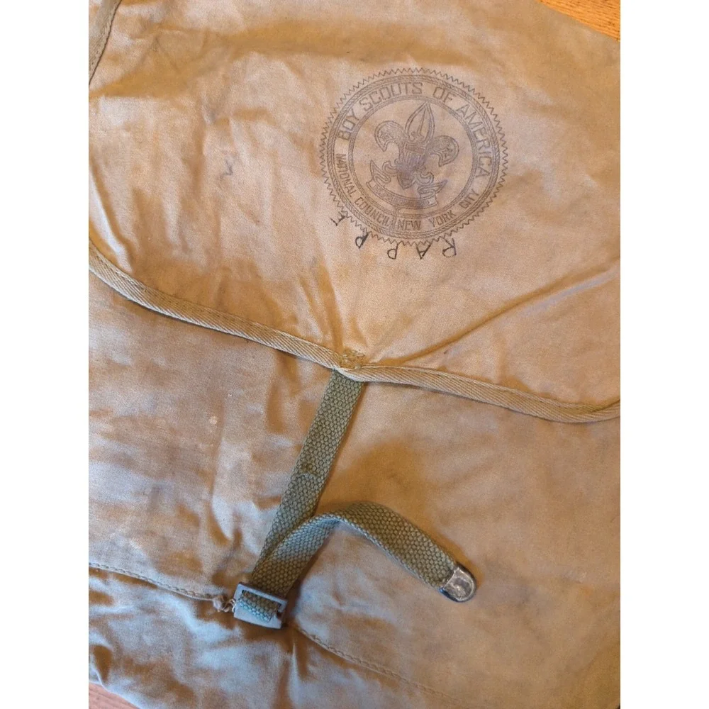 VINTAGE BOY SCOUTS OF AMERICA NATIONAL COUNCIL‎ BACKPACK CANVAS